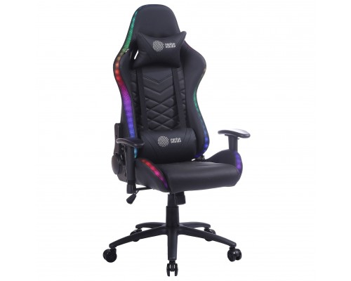 Кресло игровое Cactus CS-CHR-0099BL черный сиденье черный эко.кожа с подголов. крестовина металл пла 1660751