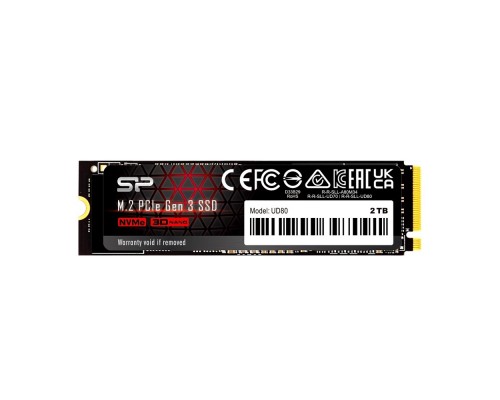 Silicon Power SSD M.2 1TB UD80, M.2 2280, PCI-E 3x4, R/W - 3400/3000 MB/s SP01KGBP34UD8005