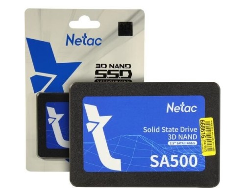 Накопитель SSD Netac SATA III 512Gb SA500 2.5 RTL (NT01SA500-512-S3X)
