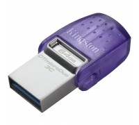 Kingston USB Drive 64GB DataTraveler DTDUO3CG3/64GB DataTraveler microDuo 3C , USB3.0 фиолетовый