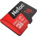 Micro SecureDigital 16GB Netac MicroSD P500 Extreme Pro Retail version card only NT02P500PRO-016G-S