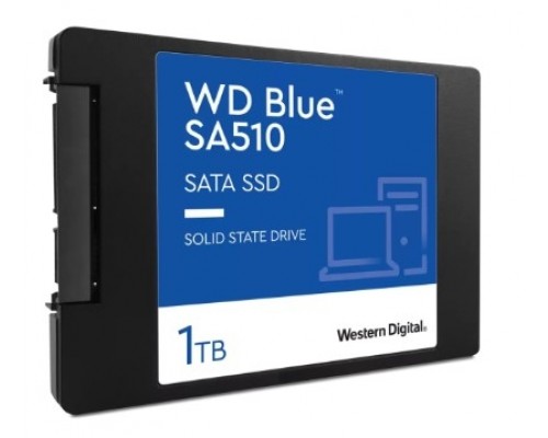 WD SSD Blue SA510, 1.0TB, 2.5 7mm, SATA3, R/W 560/530MB/s, IOPs 95 000/84 000, TBW 400 WDS100T3B0A