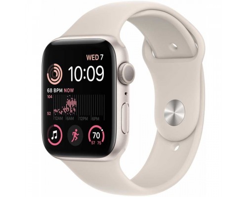 Apple Watch SE GPS 44mm Starlight Aluminum Case with Starlight Sport Band - M/L MNTE3LL/A (США)