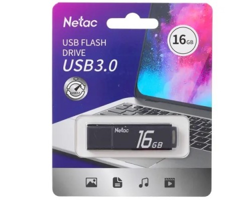 Netac USB Drive 16GB U351 USB3.0, retail version NT03U351N-016G-30BK