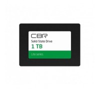 CBR SSD-001TB-2.5-LT22, Внутренний SSD-, серия Lite, 1024 GB, 2.5, SATA III 6 Gbit/s, SM2259XT, 3D TLC NAND, R/W speed up to 550/520 MB/s, TBW (TB) 500