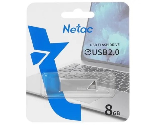 Netac USB Drive 8GB U326 NT03U326N-008G-20PN USB2.0 серебристый