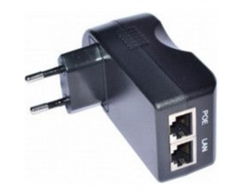 Just JT-MIDSPAN05A Пассивный PoE инжектор Fast Ethernet на 1 порт. Мощность PoE - до 25W (с возможностью подключения PTZ видеокамеры). Напряжение PoE - 48V (конт. 4,5 (+); 7,8 (-)).