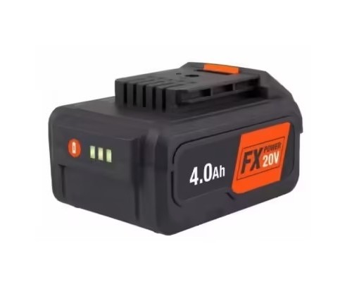 FERM Аккумулятор 20В, 4 Ач, светодиодный индикатор заряда батареи, защита от перегрева и перегрузки, защита от замыкания CDA1168