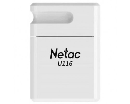 Netac USB Drive 128GB U116 128Gb &lt;NT03U116N-128G-30WH&gt;, USB3.0, миниатюрная пластиковая белая