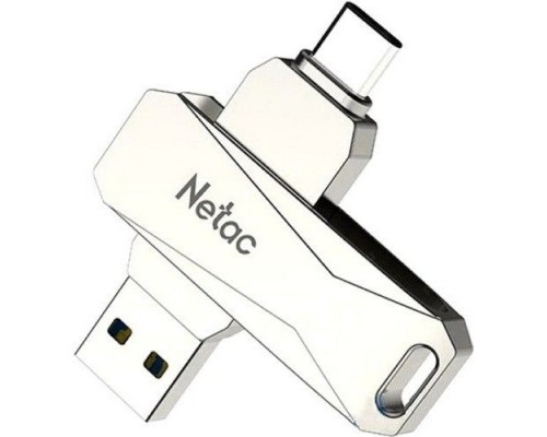 Netac USB Drive 32GB U785 &lt;NT03U785C-032G-30PN&gt;, USB3.0+TypeC, металлическая