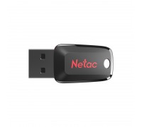 Netac USB Drive 64GB U197 &lt;NT03U197N-064G-20BK&gt;, USB2.0, пластиковая, черная