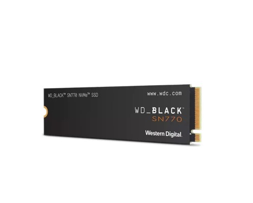 WD SSD Black SN770 NVMe, 2.0TB, M.2(22x80mm), NVMe, PCIe 4.0 x4, 3D TLC, R/W 5150/4850MB/s, IOPs 650 000/800 000, TBW 1200, DWPD 0.3 (12 мес.)