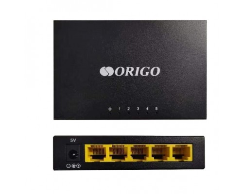 ORIGO OS1205/A1A 5-портовый неуправляемый коммутатор 10/100 Мбит/с
