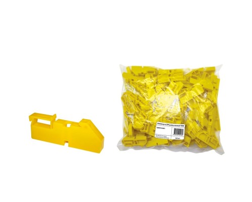 TDM SQ0810-0001 Изолятор на DIN рейку желтый
