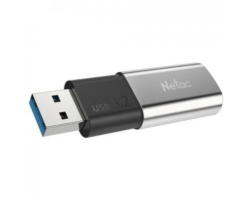 Netac USB Drive 128GB US2 &lt;NT03US2N-128G-32SL&gt;, USB3.2, Solid State Flash Drive,up to 530MB/450MB/s