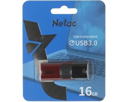 Netac USB Drive 16GB U182 Red USB3.0,retractable NT03U182N-016G-30RE