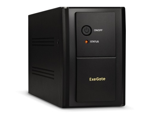 Exegate EX292606RUS ExeGate SpecialPro UNB-2000.LED.AVR.1SH.2C13 &lt;2000VA/1200W, LED, AVR,1*Schuko+2*C13, металлический корпус, Black&gt;