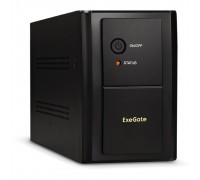 Exegate EX292609RUS ExeGate SpecialPro UNB-2000.LED.AVR.2SH.RJ.USB &lt;2000VA/1200W, LED, AVR,2*Schuko, RJ45/11, USB, металлический корпус, Black&gt;