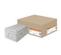 TDM SQ1401-0805 Распаячная коробка ОП 120х80х50мм, крышка, IP55, 6 вх., без гермовводов
