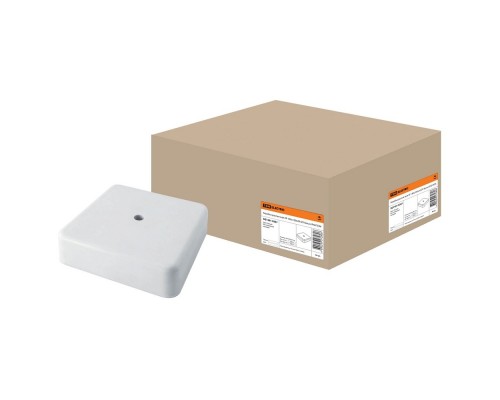 TDM SQ1401-0207 Коробка распаячная КР 100х100х29 ОП белая IP40