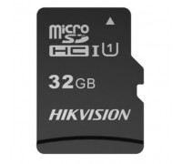 Micro SecureDigital 32GB Hikvision HS-TF-C1(STD)/32G/Adapter &lt;HS-TF-C1(STD)/32G/Adapter&gt; (с SD адаптером) R/W Speed 92/20MB/s , V10