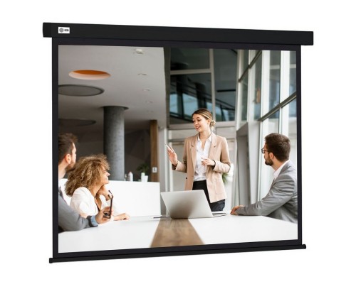Экран Cactus Wallscreen CS-PSW-168X299-BK, 299х168 см, 16:9, настенно-потолочный черный