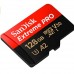 Micro SecureDigital 128GB SanDisk Extreme Pro microSD UHS I Card 128GB for 4K Video on Smartphones, Action Cams & Drones 200MB/s Read, 90MB/s Write, Lifetime Warranty SDSQXCD-128G-GN6MA