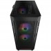 Cougar Airface RGB Black, 2х140мм + 1x120mm ARGB Fan, ARGB Fan Hub, без БП, черный, ATX