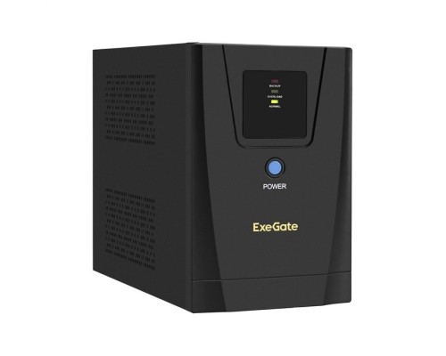 Exegate EX292802RUS ExeGate SpecialPro UNB-1600.LED.AVR.2SH.3C13.USB &lt;1600VA/950W, LED, AVR, 2*Schuko+3*C13, USB,съемн.кабель, металлический корпус, Black&gt;