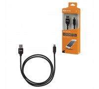 TDM SQ1810-0307 Дата-кабель, ДК 7, USB - micro USB, 1 м, тканевая оплетка, черный,