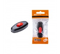 TDM SQ1806-0222 Выключатель на шнур 6А 250В черный с красной кнопкой