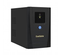 Exegate EX292767RUS ExeGate SpecialPro UNB-650.LED.AVR.1SH.2C13 &lt;650VA/360W, LED, AVR, 1*Schuko+2*C13, металлический корпус, Black&gt;