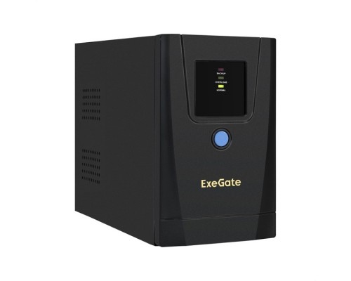 Exegate EX292767RUS ExeGate SpecialPro UNB-650.LED.AVR.1SH.2C13 &lt;650VA/360W, LED, AVR, 1*Schuko+2*C13, металлический корпус, Black&gt;