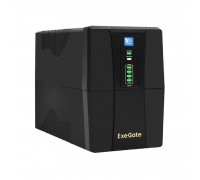 Exegate EX292784RUS ExeGate Power Back BNB-1000.LED.AVR.4C13.RJ.USB &lt;1000VA/550W, LED, AVR, 4*C13, RJ45/11,USB, Black&gt;
