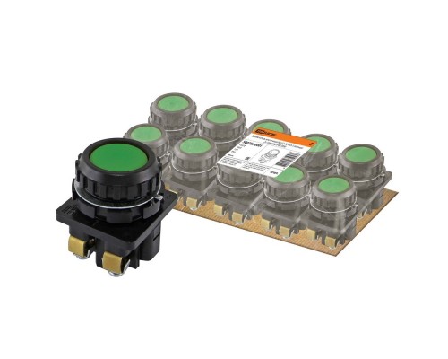 TDM SQ0753-0001 Выключатель кнопочный КЕ 011-У2-исп.1 зеленый 2з 10A 660B IP40