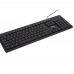 Проводная клавиатура HIPER OK-1100 Мебранная, 104к, кабель 1.5м, USB