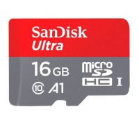Micro SecureDigital 16GB SanDisk microSDHC Class 10 Ultra UHS-I A1 100MB/s