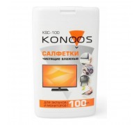 Konoos KSC-100 Салфетки для экранов в компактной банке, 100 шт