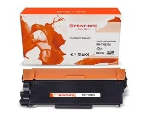 Картридж лазерный Print-Rite PR-TN2375 TFBAEKBPU1J черный (2600стр.) для Brother DCP L2500/L2520/L2540/L2560