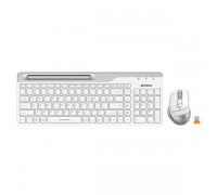 + мышь A4Tech Fstyler FB2535C клав:белый/серый мышь:белый/серый USB беспроводная Bluetoot