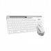 + мышь A4Tech Fstyler FB2535C клав:белый/серый мышь:белый/серый USB беспроводная Bluetoot