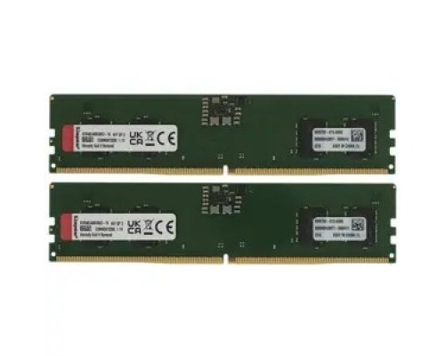 Kingston DRAM 16GB 4800MT/s DDR5 Non-ECC CL40 DIMM (Kit of 2) 1Rx16 KVR48U40BS6K2-16