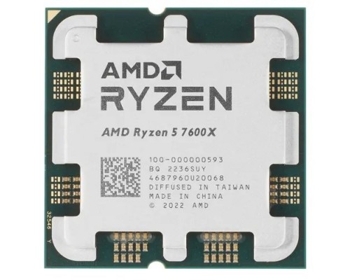 CPU AMD Ryzen 5 7600X OEM (100-000000593) 4.7/5.0GHz Boost,38MB,105W,AM5, with Radeon Graphics