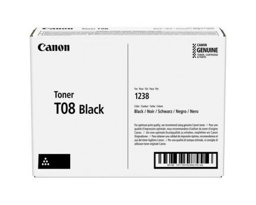 Тонер-картридж T08 (black) для Canon i-S X 1238i 11000 стр.