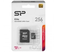 Micro SecureDigital 256GB Silicon Power Elite microSDXC Class 10 UHS-I (SD адаптер)