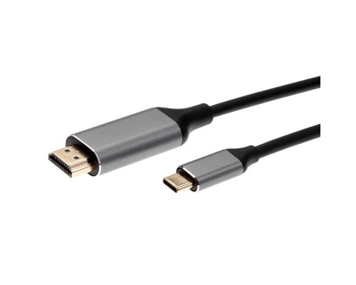 AOpen ACU423MC-1.8M Кабель USB 3.1 Type-Cm --&gt; HDMI A(m) 4K@60Hz,1.8m,Alum,iOpen(Aopen/Qust) &lt;ACU423MC-1.8M&gt;
