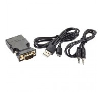 VCOM CA337A Переходник VGA(M)+audio+microUSB --&gt; HDMI(F)1080*60Hz, VCOM &lt;CA337A&gt; 4895182225152