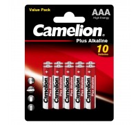 Camelion Plus Alkaline BL10 LR03 (LR03-BP10, батарейка,1.5В)(10шт. в уп-ке)