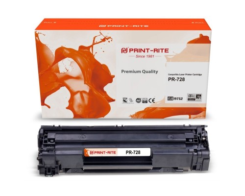 Картридж лазерный Print-Rite PR-728 TFH898BPU1J черный (2100стр.) для Canon i-Sensys MF4410/4430/4450/4550D