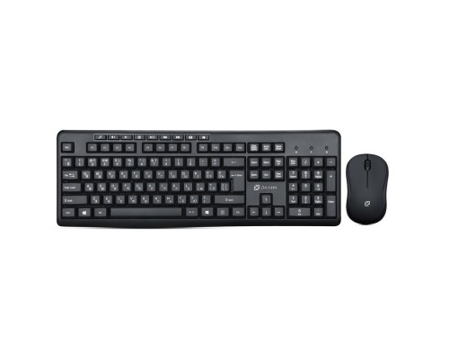 Комплект (клавиатура+мышь) Oklick 225M, USB, беспроводной, черный 1454537